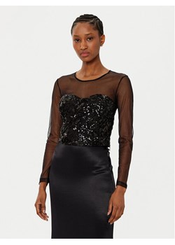 Rinascimento Bluzka CFC0019767002 Czarny Regular Fit ze sklepu MODIVO w kategorii Bluzki damskie - zdjęcie 182624187