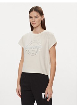 DKNY Sport T-Shirt DP3T9563 Beżowy Relaxed Fit ze sklepu MODIVO w kategorii Bluzki damskie - zdjęcie 182624225