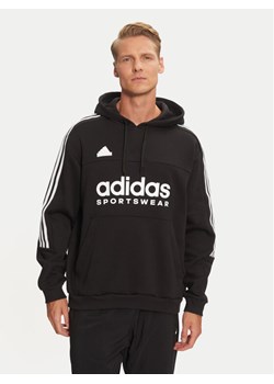 adidas Bluza House of Tiro IW5936 Czarny Loose Fit ze sklepu MODIVO w kategorii Bluzy męskie - zdjęcie 182624256