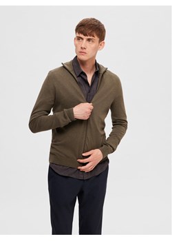 Selected Homme Sweter 16074688 Zielony Regular Fit ze sklepu MODIVO w kategorii Swetry męskie - zdjęcie 182624259