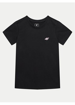 4F T-Shirt 4FJWMM00TTSHF1658 Czarny Slim Fit ze sklepu MODIVO w kategorii T-shirty chłopięce - zdjęcie 182624267