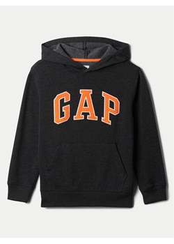 Gap Bluza 516663-07 Czarny Regular Fit ze sklepu MODIVO w kategorii Bluzy chłopięce - zdjęcie 182624365