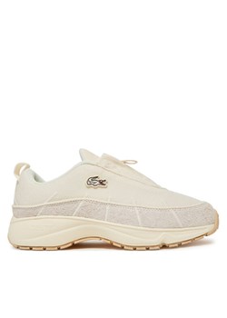 Lacoste Sneakersy Audyssor Zip OG 7-49SFA0123 Écru ze sklepu MODIVO w kategorii Buty sportowe damskie - zdjęcie 182624515