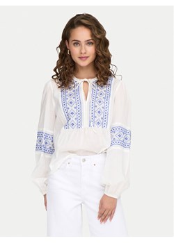 JDY Bluzka Lulu 15345478 Biały Regular Fit ze sklepu MODIVO w kategorii Bluzki damskie - zdjęcie 182624518