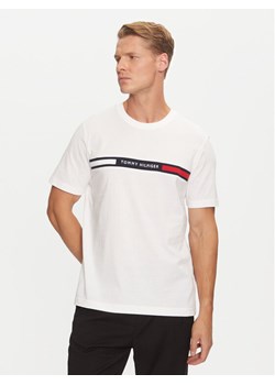Tommy Hilfiger T-Shirt MW0MW36498 Biały Regular Fit ze sklepu MODIVO w kategorii T-shirty męskie - zdjęcie 182624547