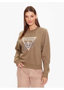 Guess Bluza W3YQ01 KB683 Zielony Regular Fit - id: 0000302881345 - marki Guess - 182624557 Guess Bluza W3YQ01 KB683 Zielony Regular Fit ze sklepu MODIVO w kategorii Bluzy damskie - zdjęcie 182624557
