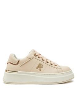 Tommy Hilfiger Sneakersy Low Cut Lace-Up Sneaker T3A9-33749-1355 M Różowy ze sklepu MODIVO w kategorii Buty sportowe dziecięce - zdjęcie 182624558