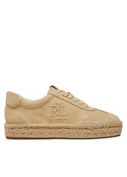 LAUREN RALPH LAUREN Espadryle Luize 802959231003 Beżowy ze sklepu MODIVO w kategorii Espadryle damskie - zdjęcie 182624635