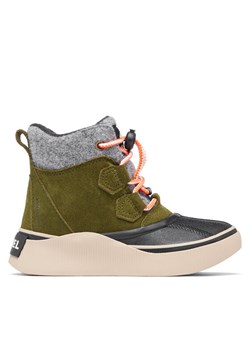 Sorel Trzewiki Out N About™ Iv Chillz Wp 2101321355 Zielony ze sklepu MODIVO w kategorii Buty zimowe dziecięce - zdjęcie 182624677