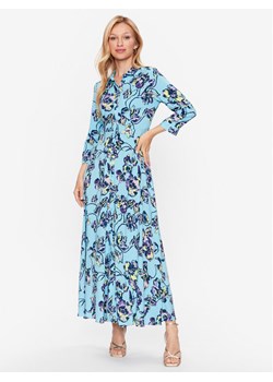 YAS Sukienka koszulowa Savanna 26022663 Niebieski Loose Fit ze sklepu MODIVO w kategorii Sukienki - zdjęcie 182624687