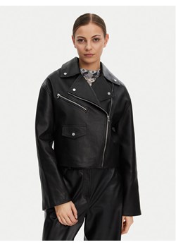 HUGO Ramoneska Laridas 50533803 Czarny Regular Fit ze sklepu MODIVO w kategorii Kurtki damskie - zdjęcie 182624768