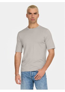 Only & Sons T-Shirt Wyler 22022928 Beżowy Regular Fit ze sklepu MODIVO w kategorii T-shirty męskie - zdjęcie 182624805