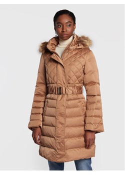 Guess Kurtka puchowa Lolie W2BL61 WEX52 Brązowy Regular Fit ze sklepu MODIVO w kategorii Kurtki damskie - zdjęcie 182624826