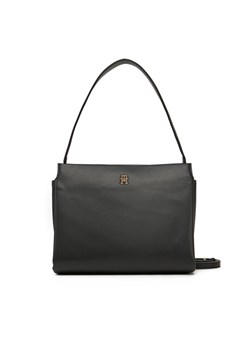 Tommy Hilfiger Torebka Th Legacy Med Satchel AW0AW17173 Czarny ze sklepu MODIVO w kategorii Torebki damskie - zdjęcie 182624957