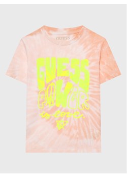 Guess T-Shirt J3GI34 K8HM3 Kolorowy Regular Fit ze sklepu MODIVO w kategorii Bluzki dziewczęce - zdjęcie 182625017