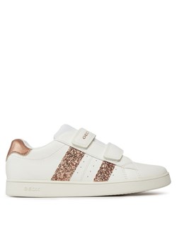 Geox Sneakersy J Eclyper Girl J45LRA 000BC C1ZH8 D Biały ze sklepu MODIVO w kategorii Trampki dziecięce - zdjęcie 182625209