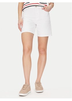 Tommy Hilfiger Szorty jeansowe Dnm Straight Short Rw White WW0WW45924 Biały Regular Fit ze sklepu MODIVO w kategorii Szorty - zdjęcie 182625219