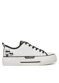KARL LAGERFELD Trampki KL60614T Biały ze sklepu MODIVO w kategorii Trampki damskie - zdjęcie 182625269
