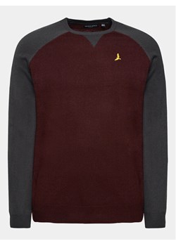 Brave Soul Sweter MK-230HIGGS Bordowy Regular Fit ze sklepu MODIVO w kategorii Swetry męskie - zdjęcie 182625277