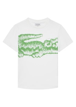 Lacoste T-Shirt TJ8460 Biały Regular Fit ze sklepu MODIVO w kategorii T-shirty chłopięce - zdjęcie 182625278