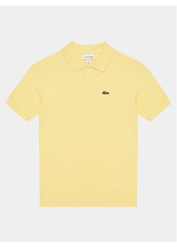 Lacoste Polo PJ2909 Żółty Regular Fit ze sklepu MODIVO w kategorii T-shirty chłopięce - zdjęcie 182625288