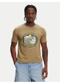 Quiksilver T-Shirt Ev Three Seas Ss EQYZT08051 Khaki Regular Fit ze sklepu MODIVO w kategorii T-shirty męskie - zdjęcie 182625307