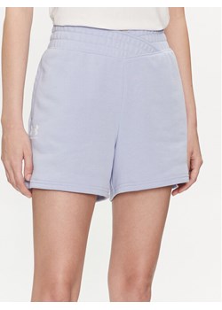 Under Armour Szorty sportowe Ua Rival Terry Short 1382742-539 Niebieski Loose Fit ze sklepu MODIVO w kategorii Szorty - zdjęcie 182625415