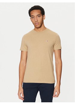 Tommy Jeans T-Shirt Jaspe DM0DM20363 Beżowy Slim Fit ze sklepu MODIVO w kategorii T-shirty męskie - zdjęcie 182625477