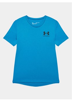 Under Armour T-Shirt Ua Sportstyle Left Chest Ss 1363280 Niebieski Loose Fit ze sklepu MODIVO w kategorii T-shirty chłopięce - zdjęcie 182625497