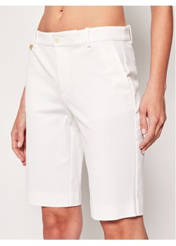 Lauren Ralph Lauren Szorty materiałowe Bsr-Btms 200661653 Biały Regular Fit ze sklepu MODIVO w kategorii Szorty - zdjęcie 182625609