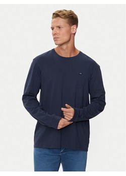 Wrangler Longsleeve Sign Off 112357362 Niebieski Regular Fit ze sklepu MODIVO w kategorii T-shirty męskie - zdjęcie 182625725