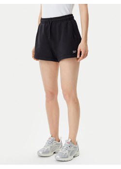 Tommy Jeans Szorty sportowe Script DW0DW20353 Czarny Regular Fit ze sklepu MODIVO w kategorii Szorty - zdjęcie 182625796