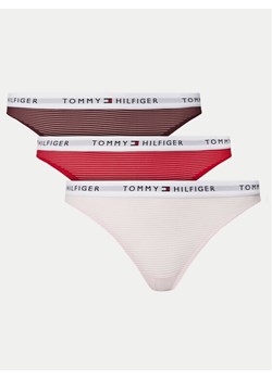 Tommy Hilfiger Komplet 3 par fig klasycznych UW0UW05531 Kolorowy ze sklepu MODIVO w kategorii Majtki damskie - zdjęcie 182625919
