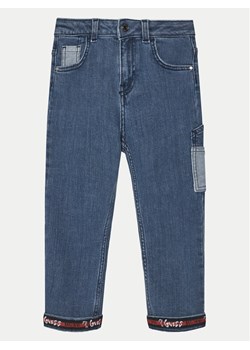 Guess Jeansy N5RA09 D5G90 Niebieski Regular Fit ze sklepu MODIVO w kategorii Spodnie dziewczęce - zdjęcie 182626045