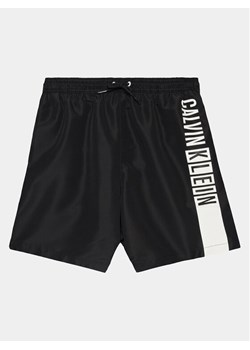 Calvin Klein Swimwear Szorty kąpielowe KV0KV00035 Czarny Regular Fit ze sklepu MODIVO w kategorii Kąpielówki chłopięce - zdjęcie 182626107