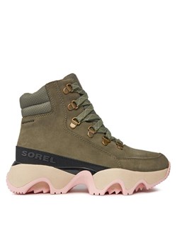 Sorel Sneakersy Kinetic™ Impact Conquest Wp NL5040-397 Zielony ze sklepu MODIVO w kategorii Workery damskie - zdjęcie 182626288