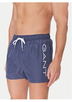 Gant Szorty kąpielowe 920006200 Granatowy Regular Fit ze sklepu MODIVO w kategorii Kąpielówki - zdjęcie 182626419