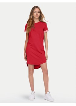 JDY Sukienka codzienna Ivy 15174793 Czerwony Regular Fit ze sklepu MODIVO w kategorii Sukienki - zdjęcie 182626459