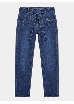 Guess Jeansy J4RA01 D45E0 Niebieski Relaxed Fit ze sklepu MODIVO w kategorii Spodnie dziewczęce - zdjęcie 182626469