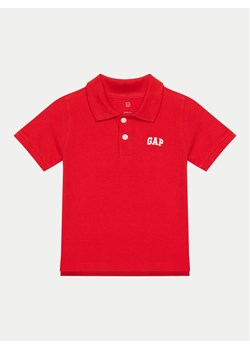 Gap Polo 572587 Czerwony Regular Fit ze sklepu MODIVO w kategorii T-shirty chłopięce - zdjęcie 182626596