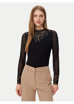 Morgan Bluzka 251-TIAMO Czarny Slim Fit ze sklepu MODIVO w kategorii Bluzki damskie - zdjęcie 182626597