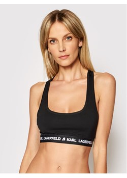 KARL LAGERFELD Biustonosz top Logo 211W2102 Czarny ze sklepu MODIVO w kategorii Biustonosze - zdjęcie 182626715