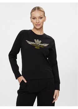 Aeronautica Militare Bluza 232FE1831DF525 Czarny Regular Fit ze sklepu MODIVO w kategorii Bluzy damskie - zdjęcie 182626728