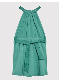 United Colors Of Benetton Sukienka letnia 3LHACV003 Zielony Regular Fit ze sklepu MODIVO w kategorii Sukienki dziewczęce - zdjęcie 182626808