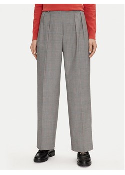 Tommy Hilfiger Spodnie materiałowe WW0WW42235 Szary Relaxed Fit ze sklepu MODIVO w kategorii Spodnie damskie - zdjęcie 182626818