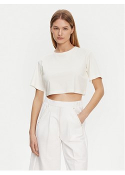Max Mara T-Shirt 2516941098650 Écru Regular Fit ze sklepu MODIVO w kategorii Bluzki damskie - zdjęcie 182626905