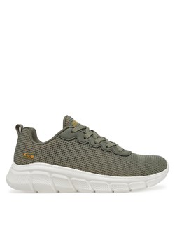 Skechers Sneakersy BOBS Sport B Flex - Visionary Essence 117346/OLV Zielony ze sklepu MODIVO w kategorii Buty sportowe damskie - zdjęcie 182626955