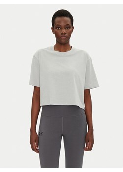 Under Armour T-Shirt Rival 1389721 Szary Loose Fit ze sklepu MODIVO w kategorii Bluzki damskie - zdjęcie 182627017