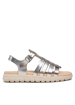 Geox Sandały J Sandal Soleima Gir J35GSB 000CF C1007 S Srebrny ze sklepu MODIVO w kategorii Sandały dziecięce - zdjęcie 182627075