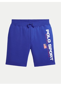 Polo Ralph Lauren Szorty sportowe 323969028002 Niebieski Regular Fit - id: 0000304841644 - marki Polo Ralph Lauren - 182627088 Polo Ralph Lauren Szorty sportowe 323969028002 Niebieski Regular Fit ze sklepu MODIVO w kategorii Spodenki chłopięce - zdjęcie 182627088